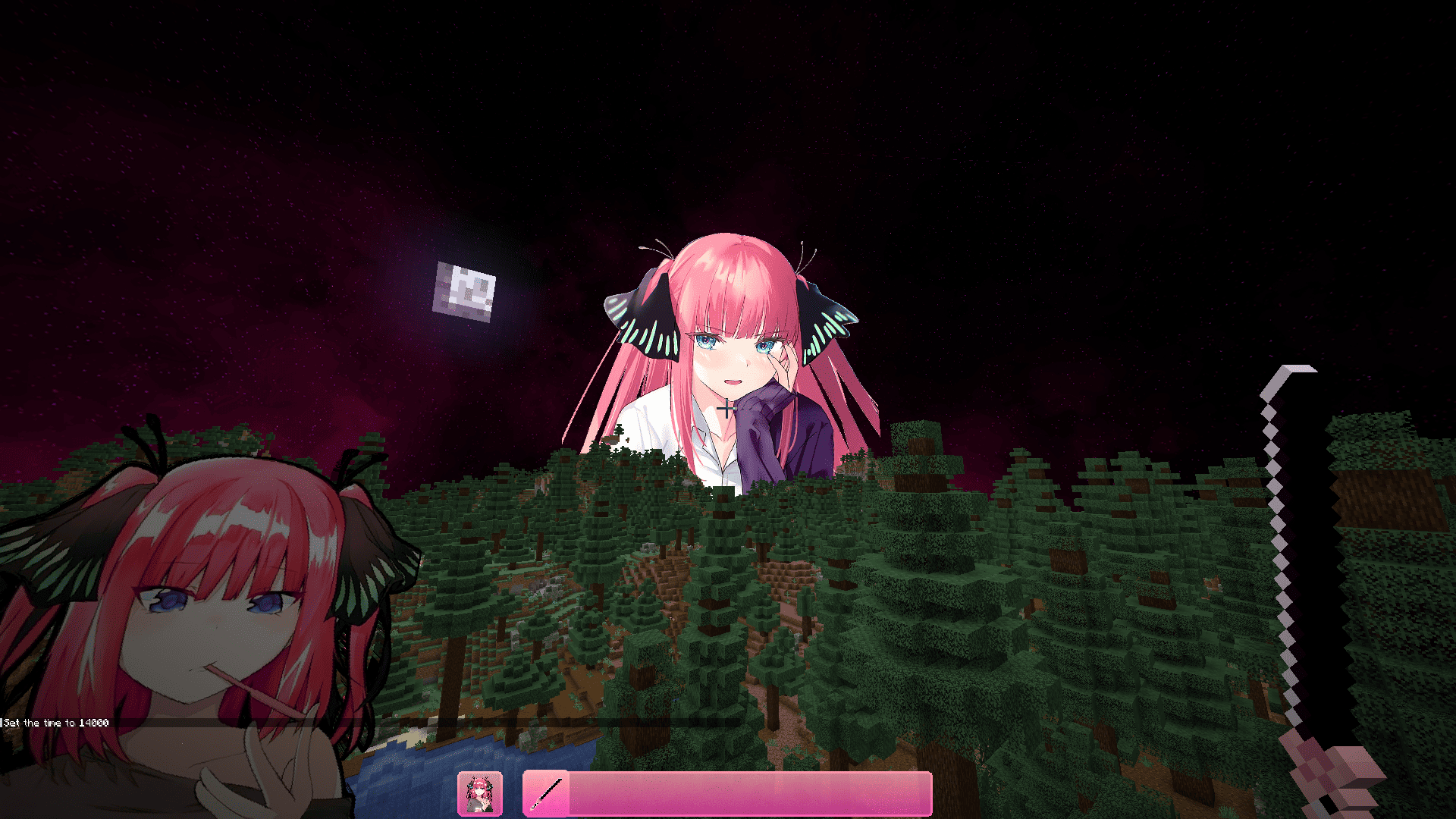 CPvP Nino Nakano + Anime sky - Minecraft Resource Packs - CurseForge