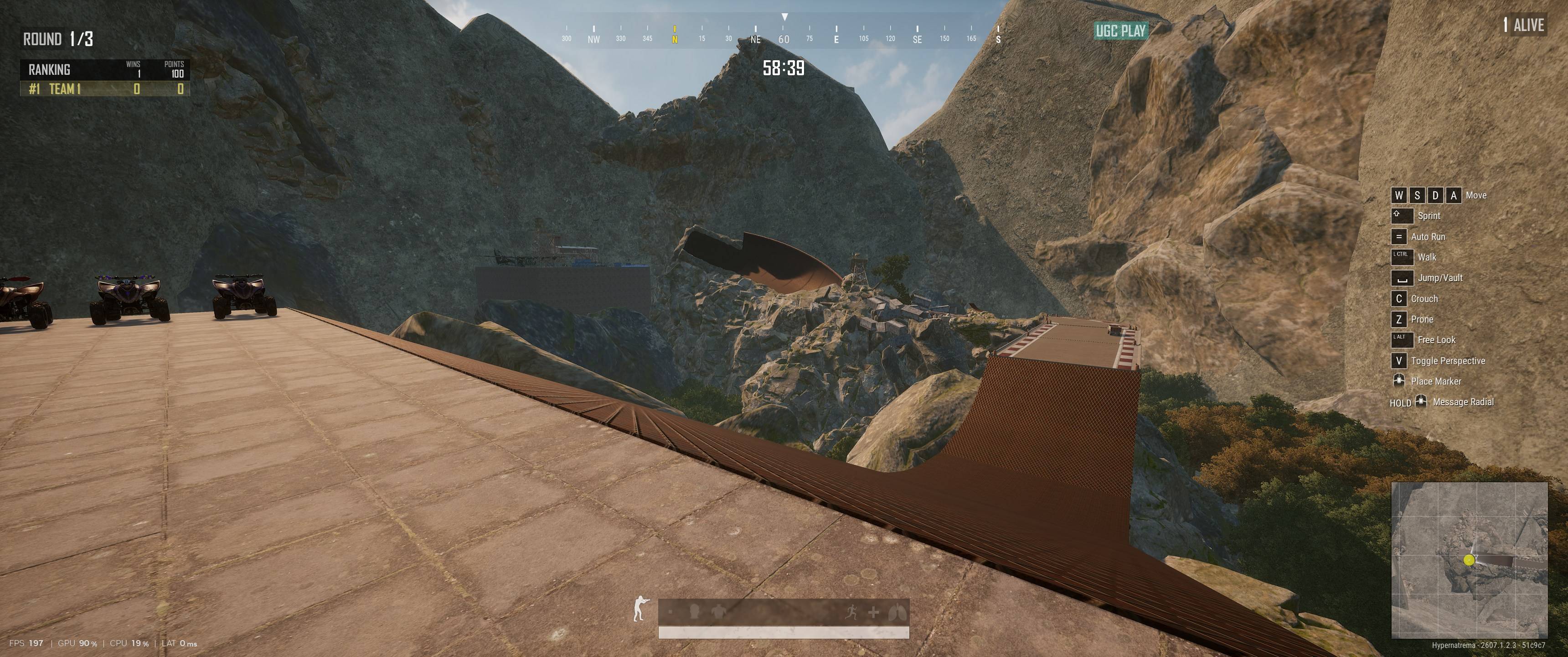 "Duck" Spawn Area, Looking Toward Hunter Area