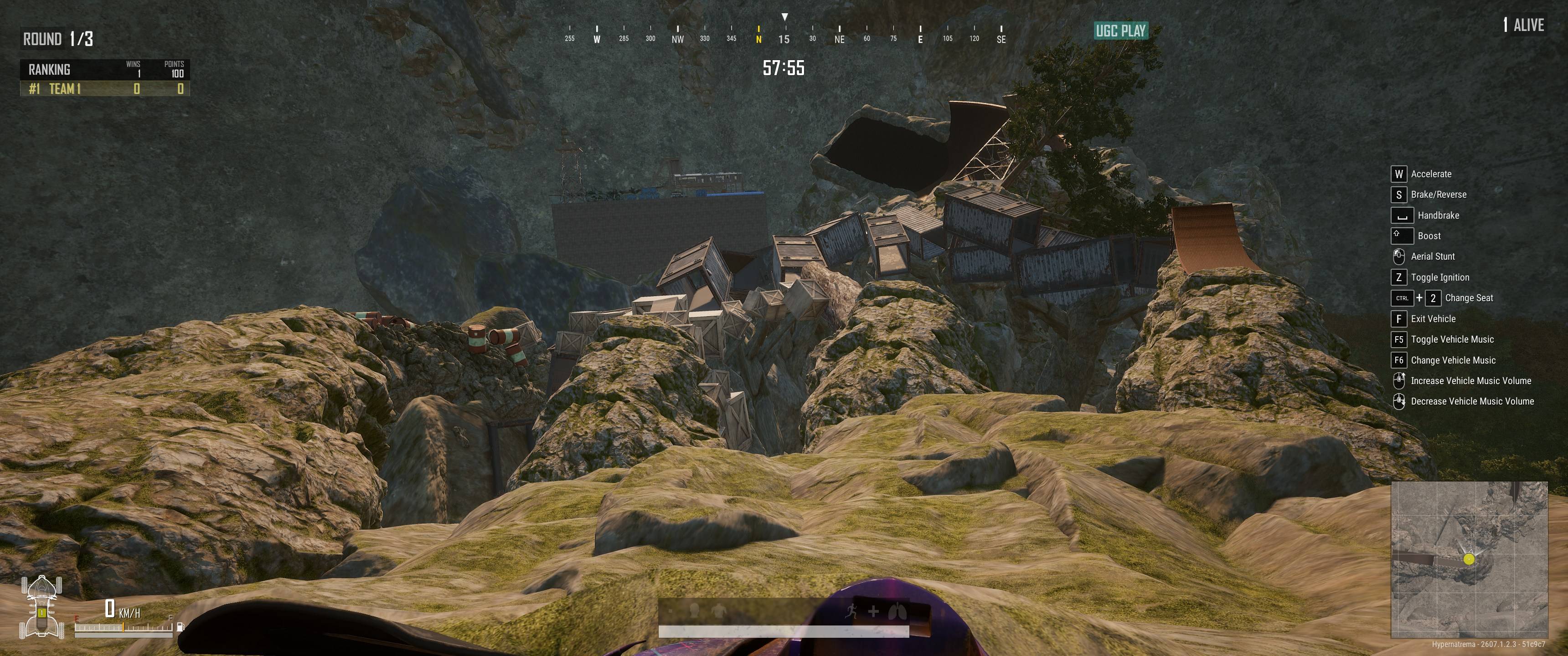 Beginning of "Duck" ATV Parkour Track, Looking Towards Hunter Area. Track Features Multiple Pathing Options, Some More Risky Then Others But All Are Possible.