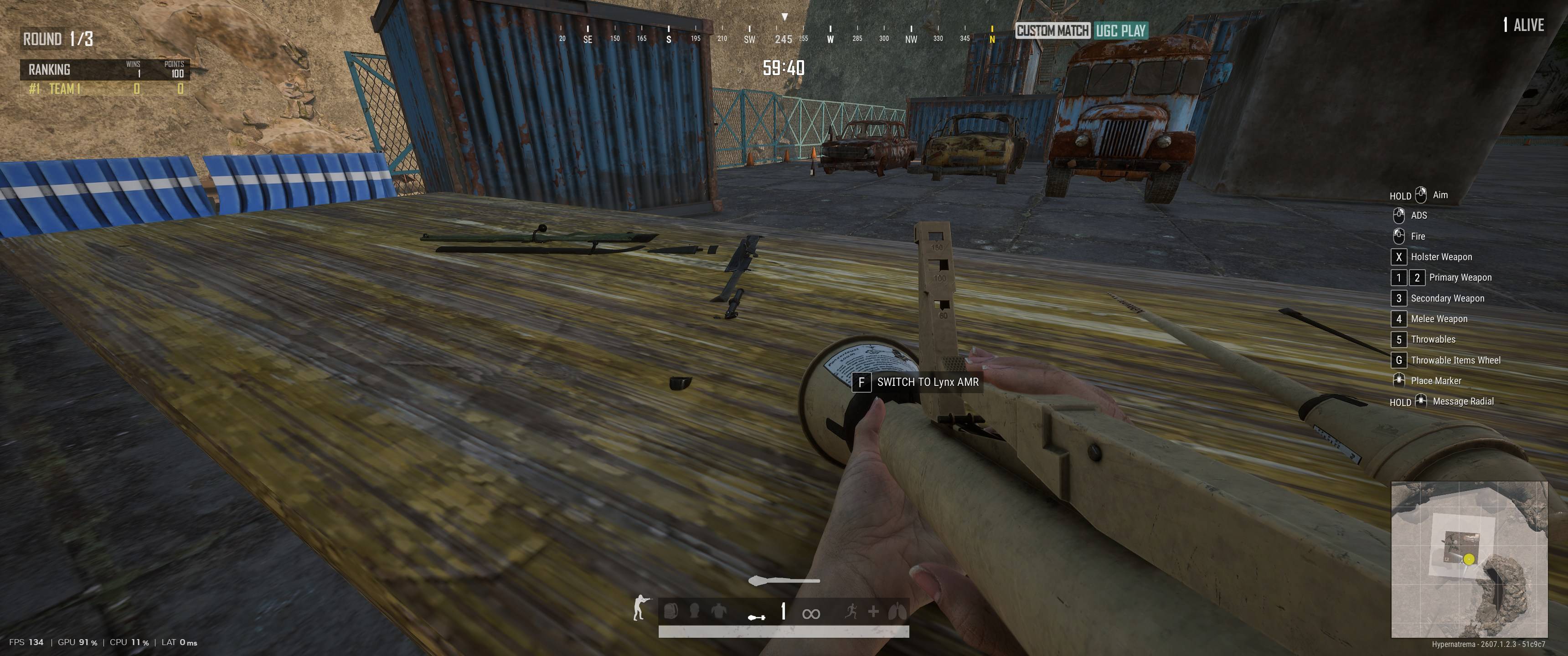 "Hunter" Gun Supply Area
Featuring Snipers Mostly, Hunters Spawn With A Mortar And RPG.
Explosives Are Difficult To Use Due To The Range And Timing.