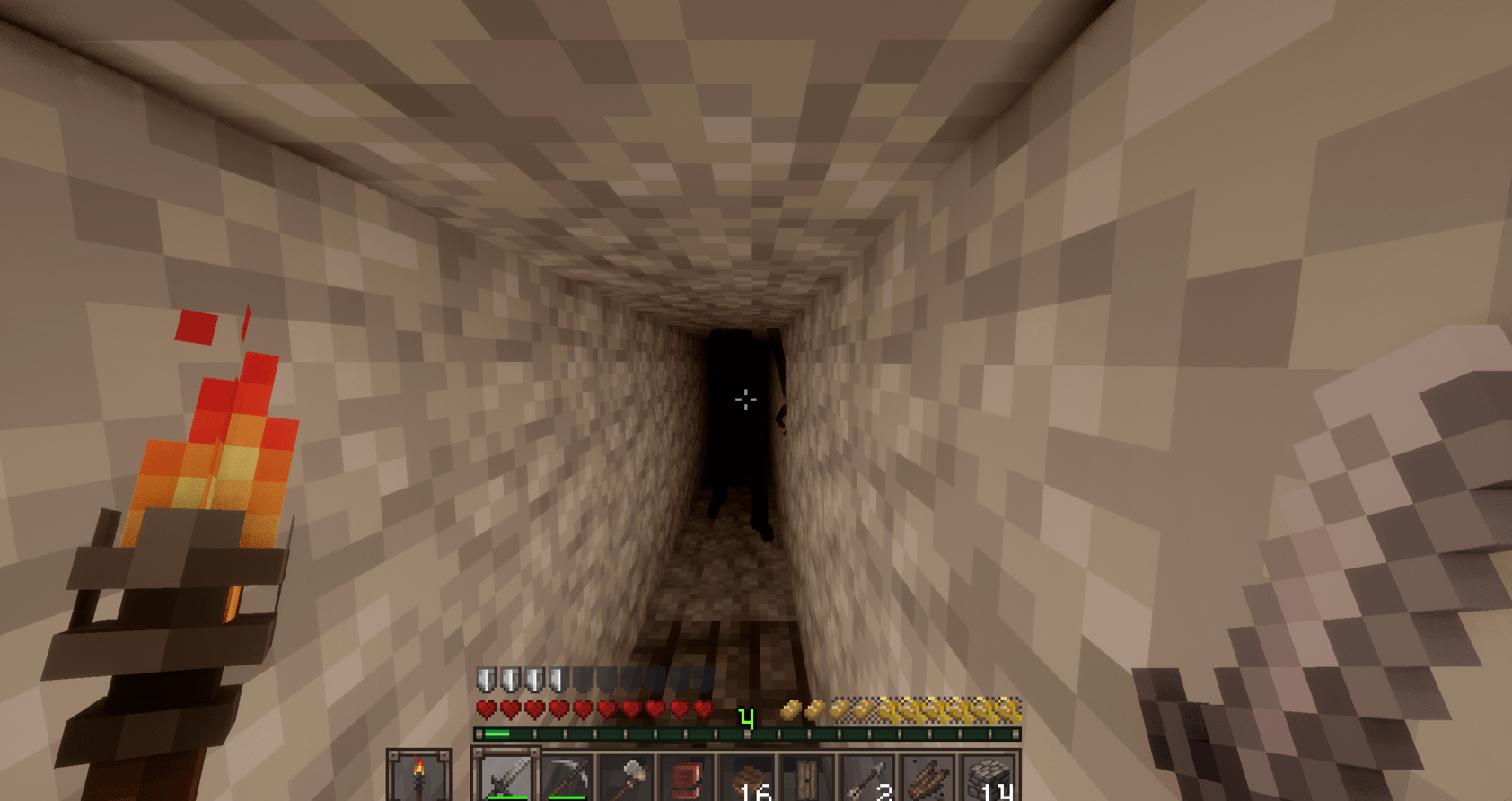 Chasing in caves