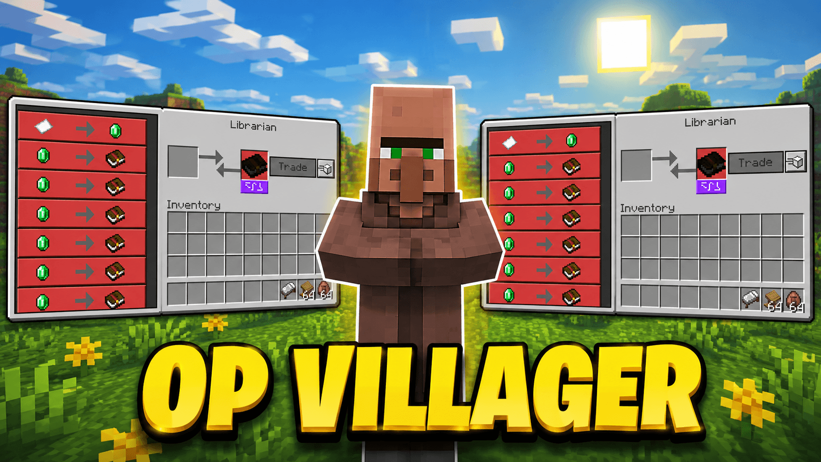 OP VILLAGER BY BAKU | Minecraft PE Addons
