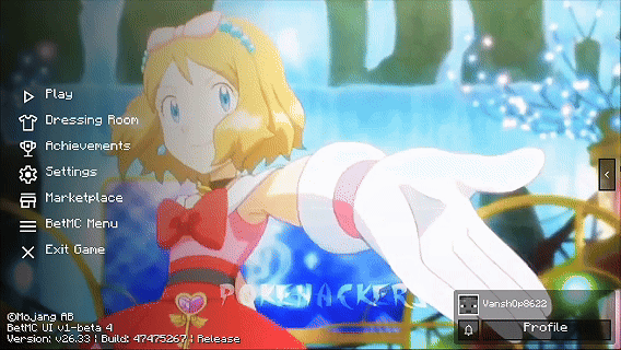 Animated Menu: Serena UI | Anime Girl UI — screenshot 2