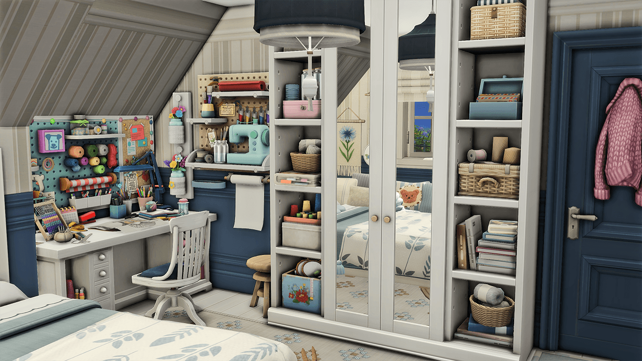 Cozy Crafty & Knitting Studio Bedroom 2.png