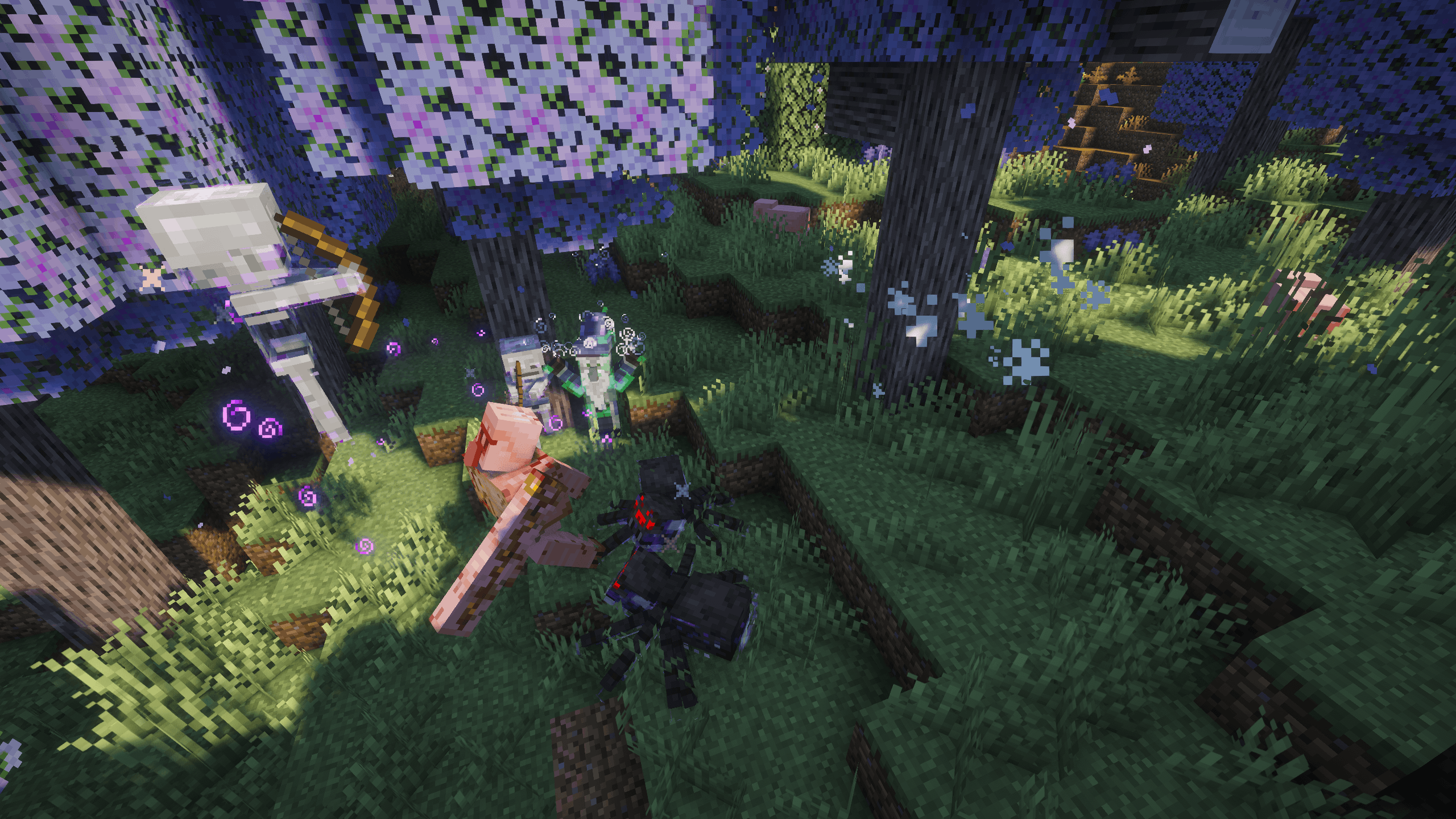 Iron Golem fighting a Master Summoner