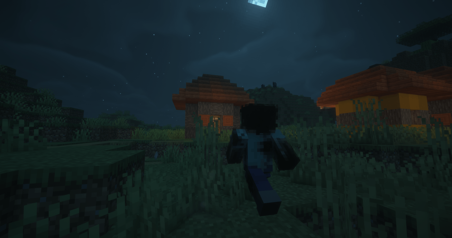 Shows Previous Player entity running to a player's house ready to haunt them.