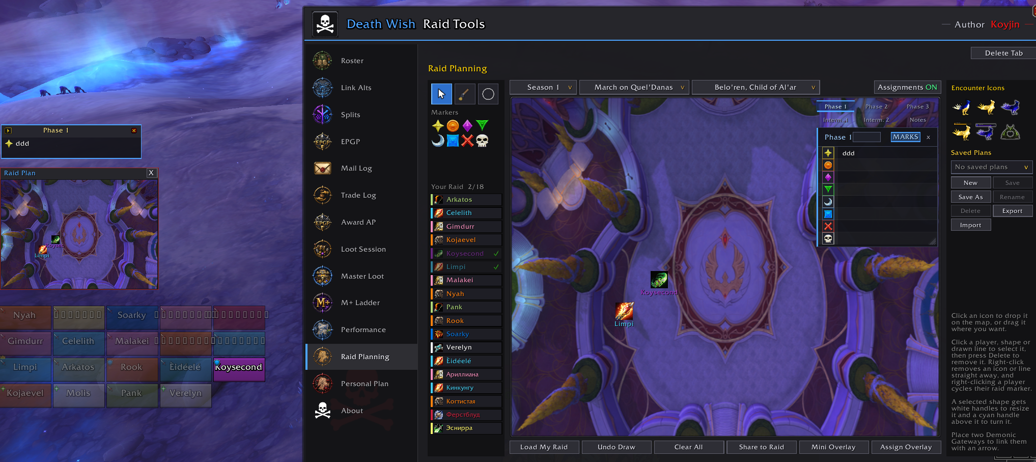 Thumbnail Easy plan and share your Raid plan in-game with Map & Assignment overlay.