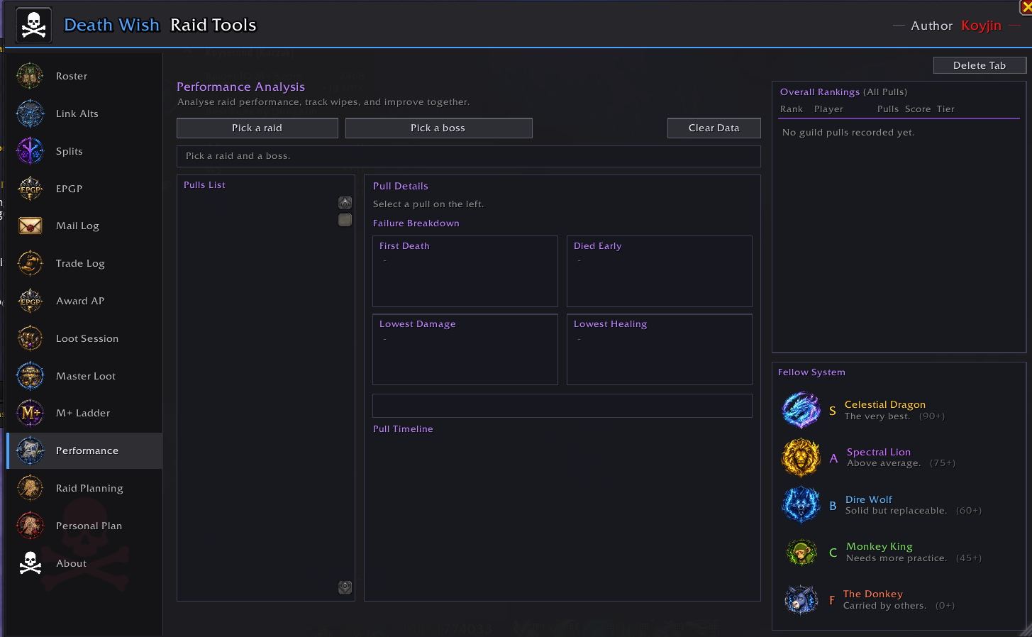 Thumbnail Count pull counts.
Show first death.
Rank players.