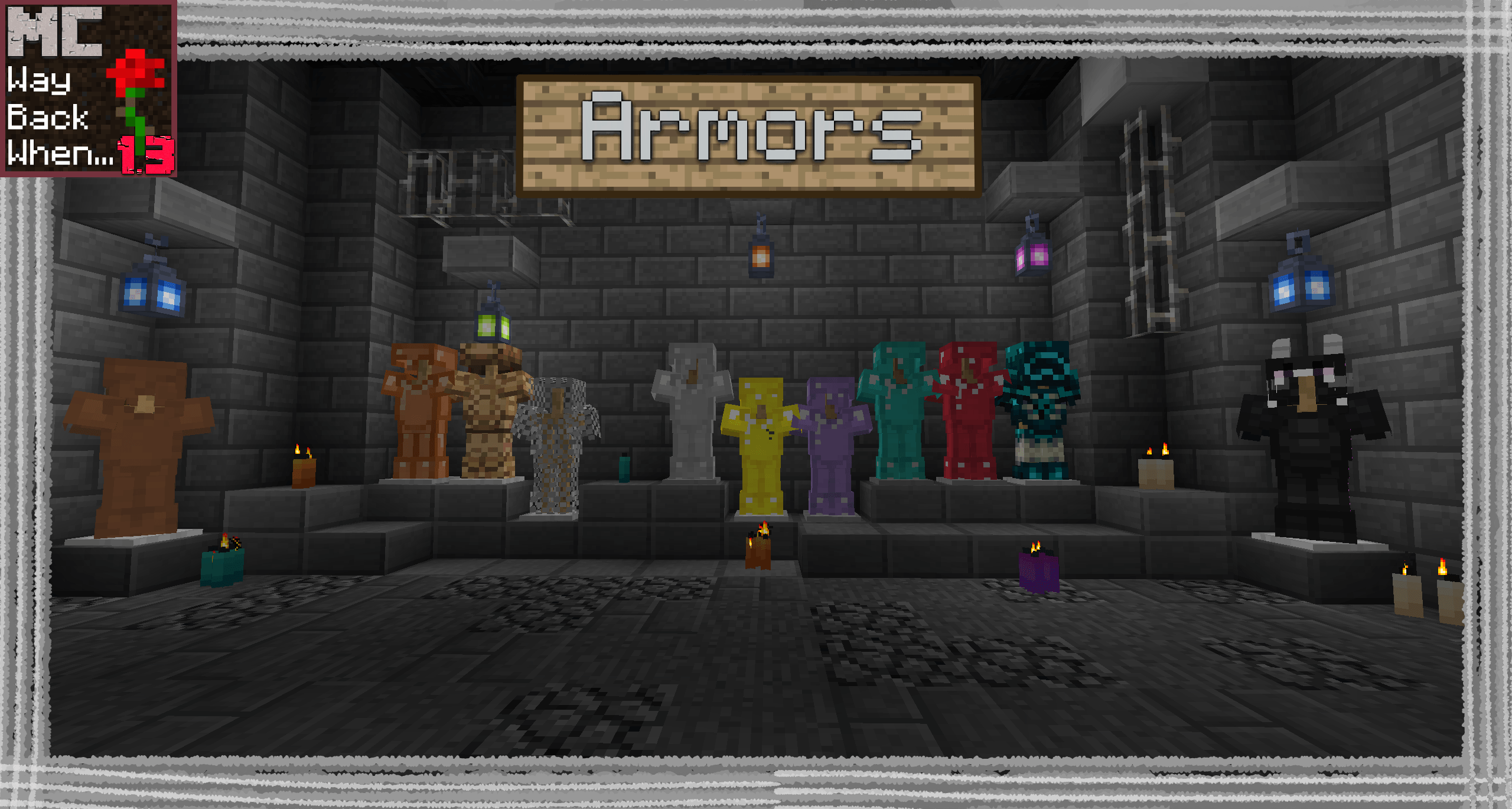 Thumbnail All armors in the final version of the modpack