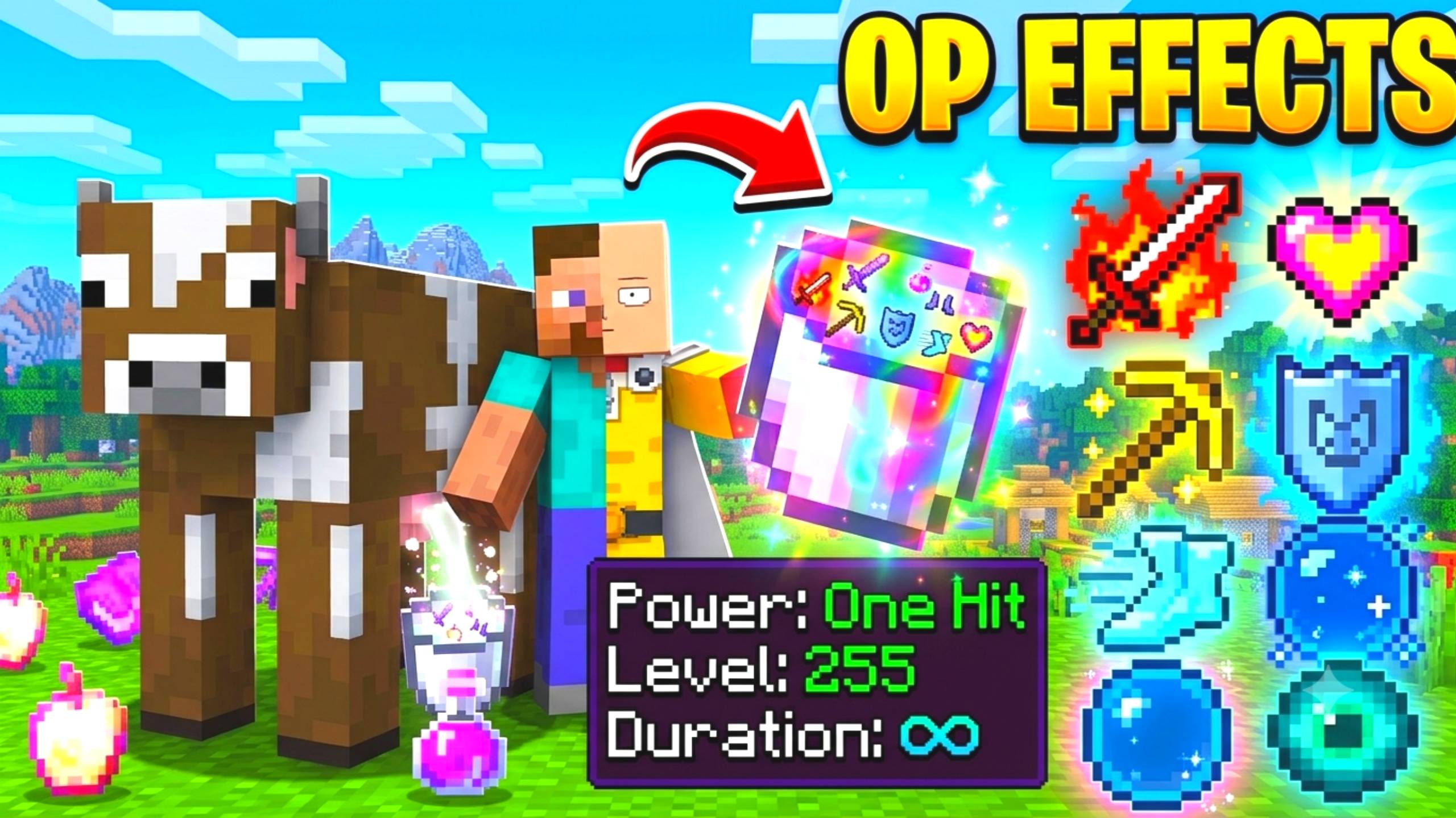 Milking Cow Gives You Random Effects and Superpowers