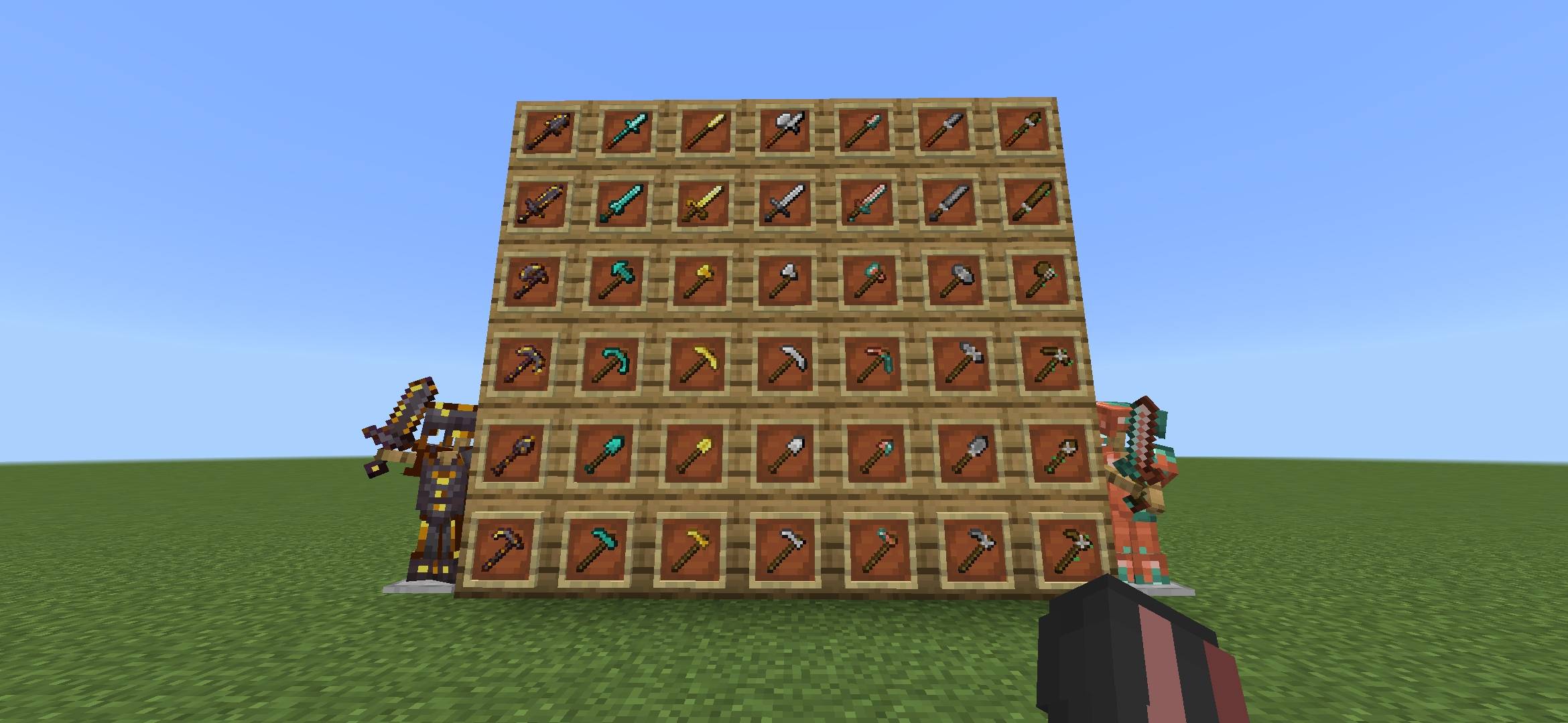 RETEXTURE TOOLS AND WEAPONS screenshot active