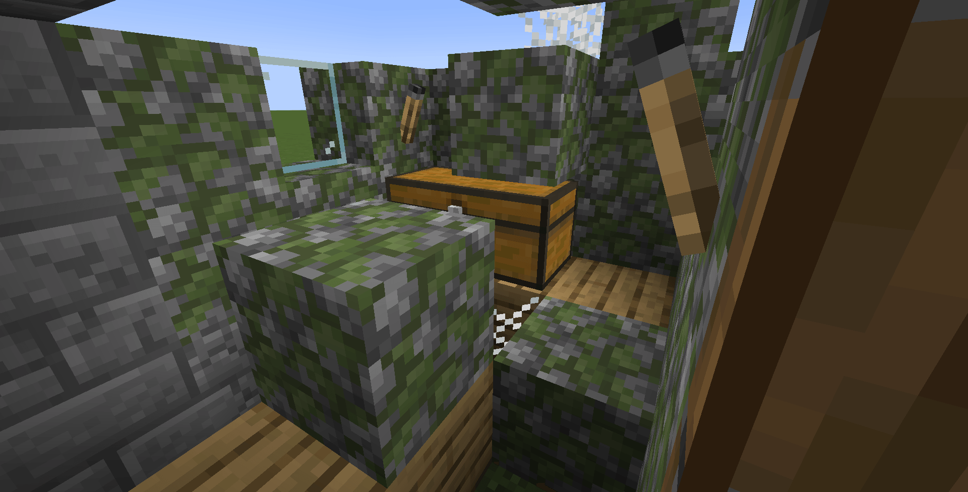 Demo House after degradation