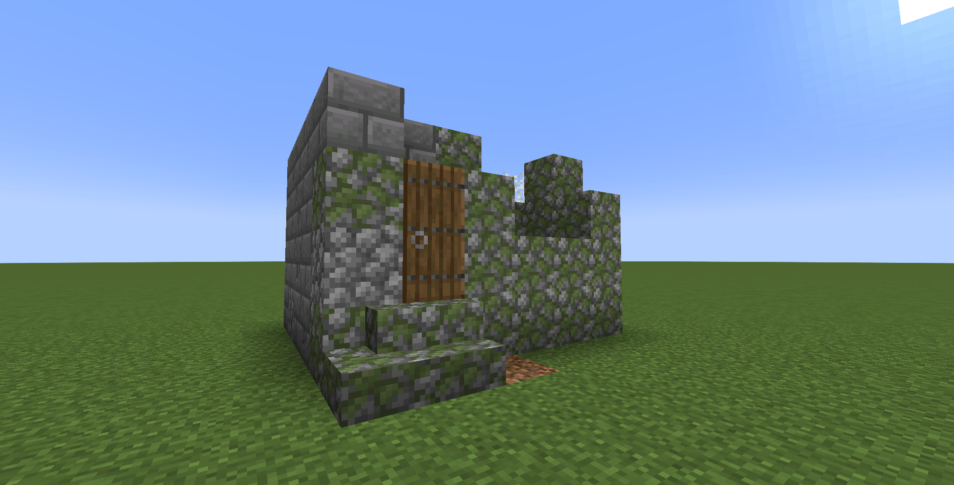Demo House after degradation