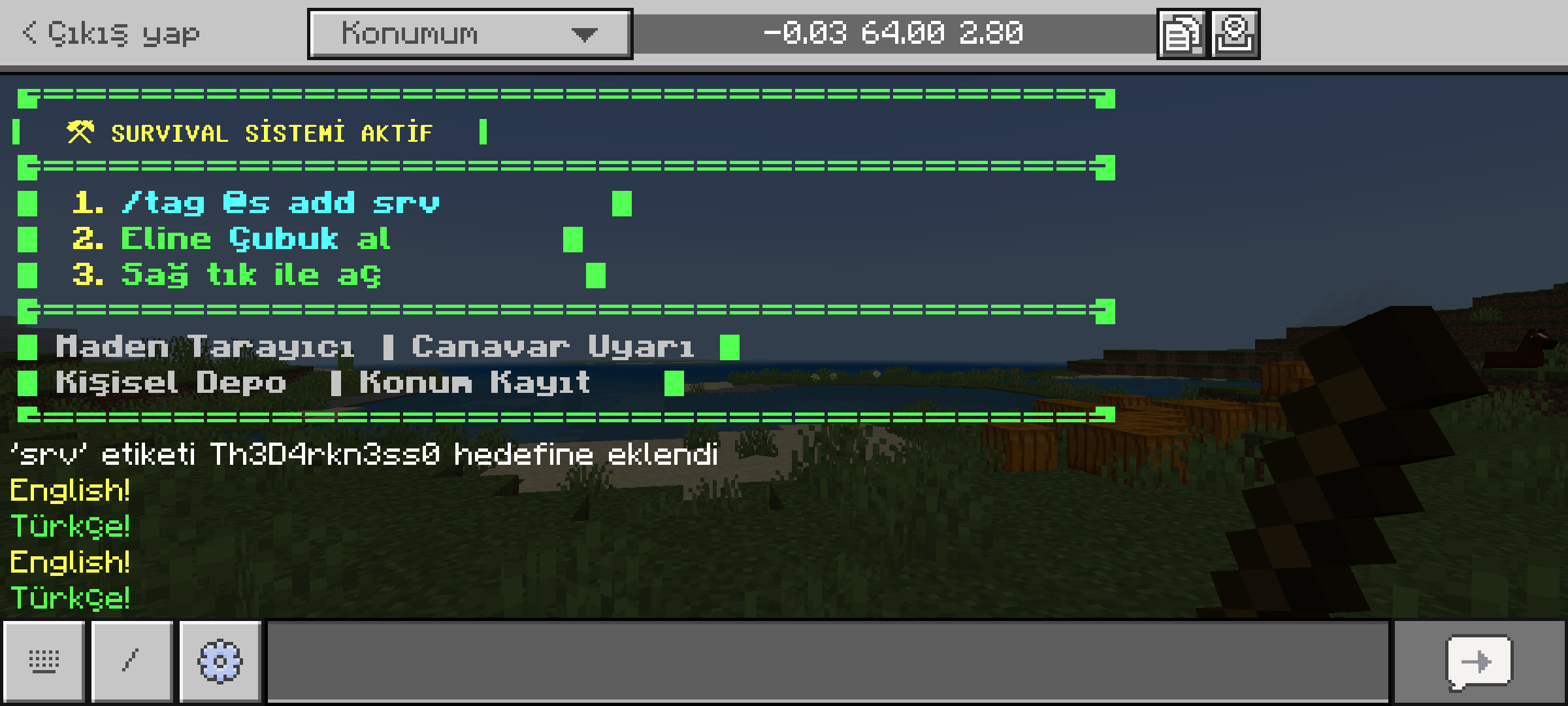 Survival System-Th3D4rkn3ss0