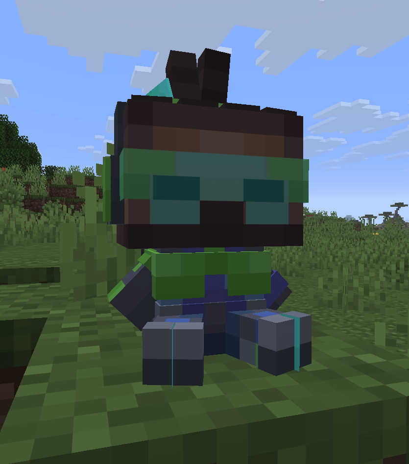 Hes just chilling in a field