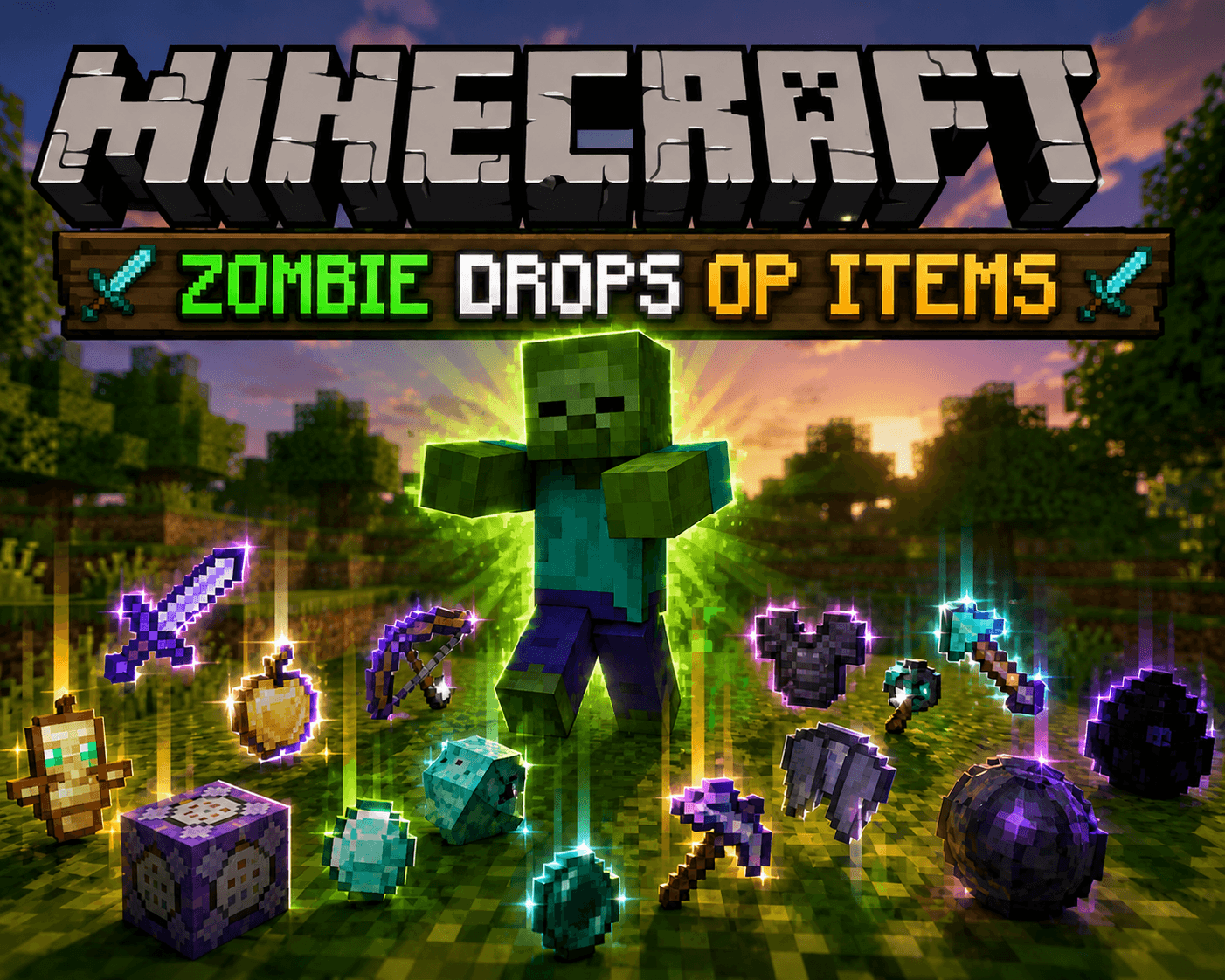 ZOMBIE DROPS OP ITEMS — screenshot 1
