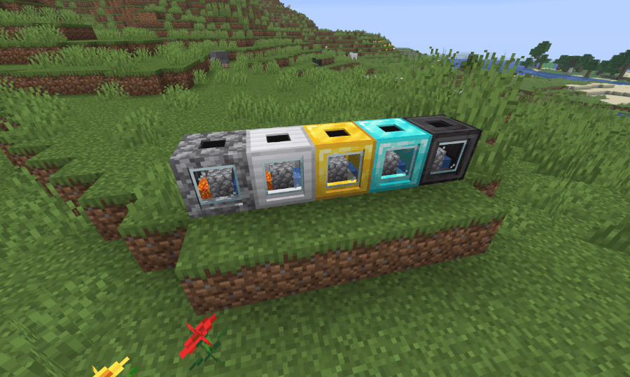 Classic cobblestone generator with special recipes.