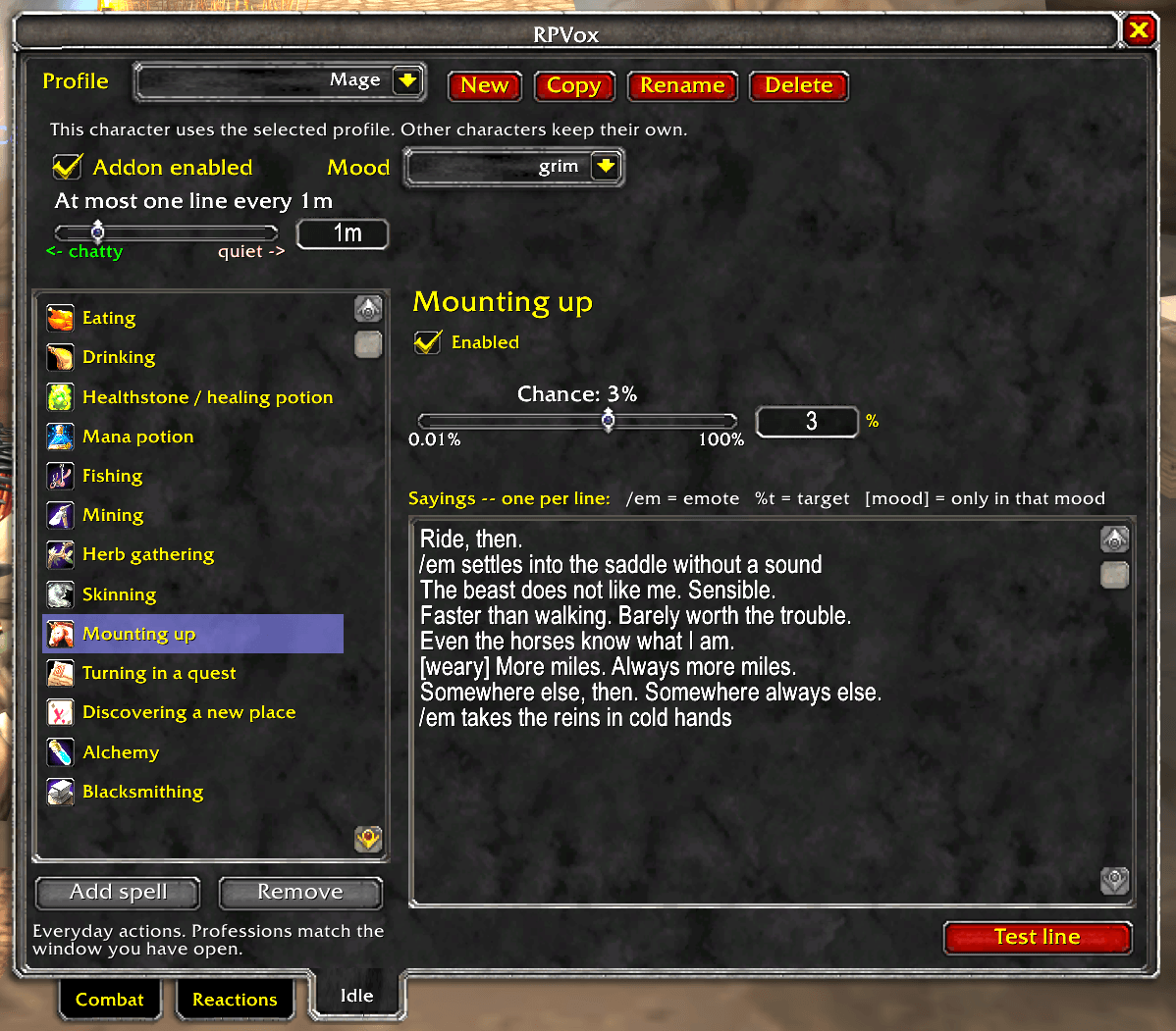 The Idle Tab