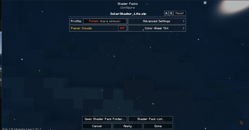 SOLAR Shader Lite — screenshot 1