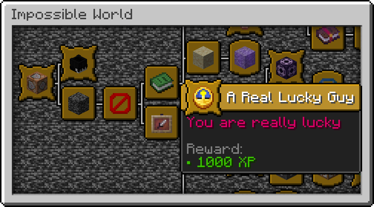 That achievement is just a matter of luck