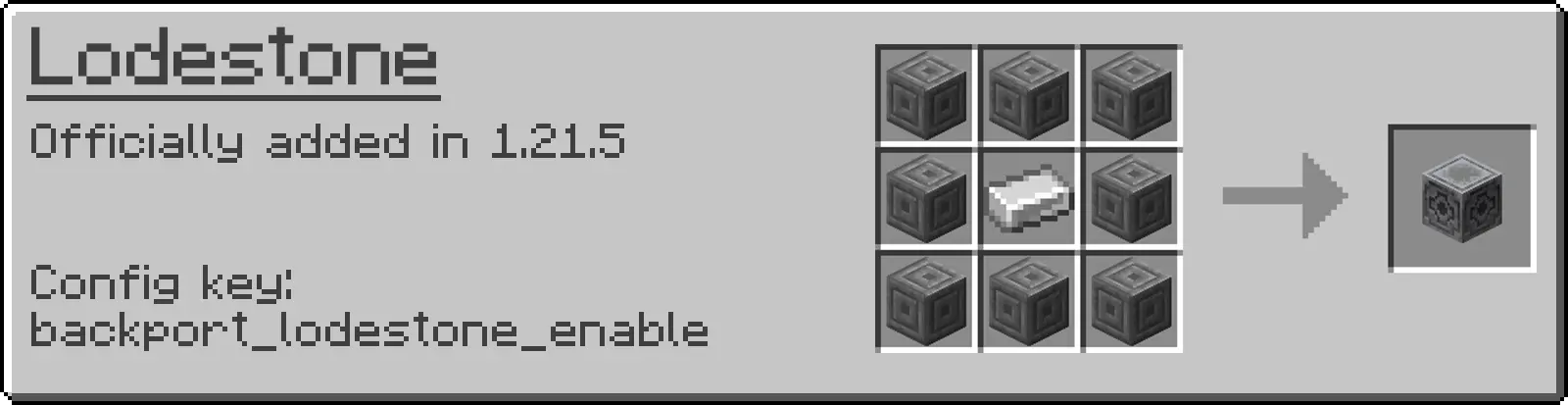 Lodestone backport from 1.21.5