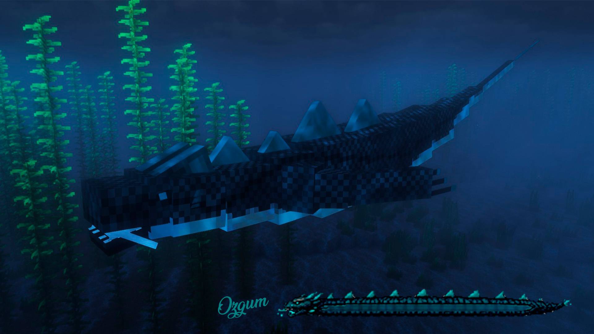 Ozgum is a great ancient serpent found by killing Abyssal Jellyfish in the Sea of Mermaids.