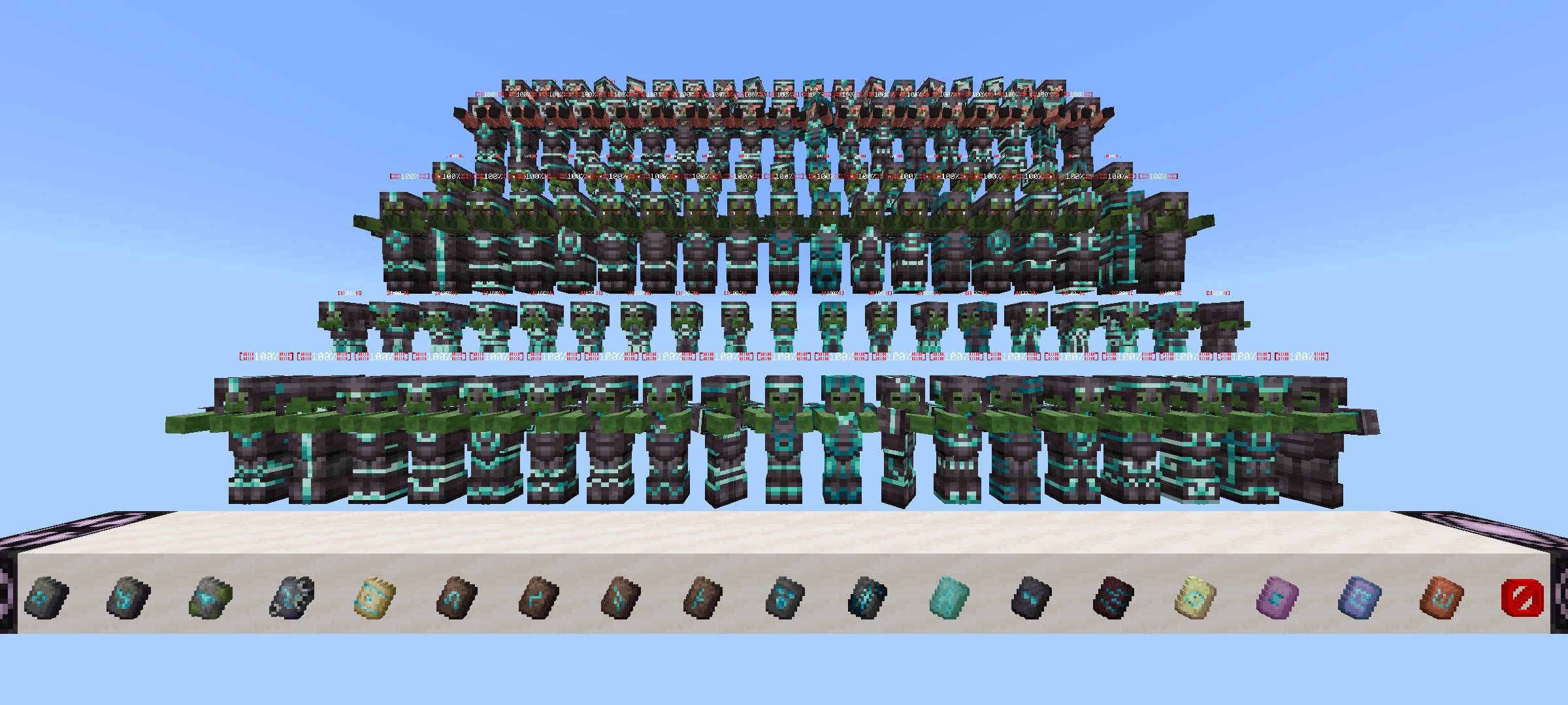 Vanilla Armor Tweaks: Baby Mob Armor Trim Displays thumbnail 1