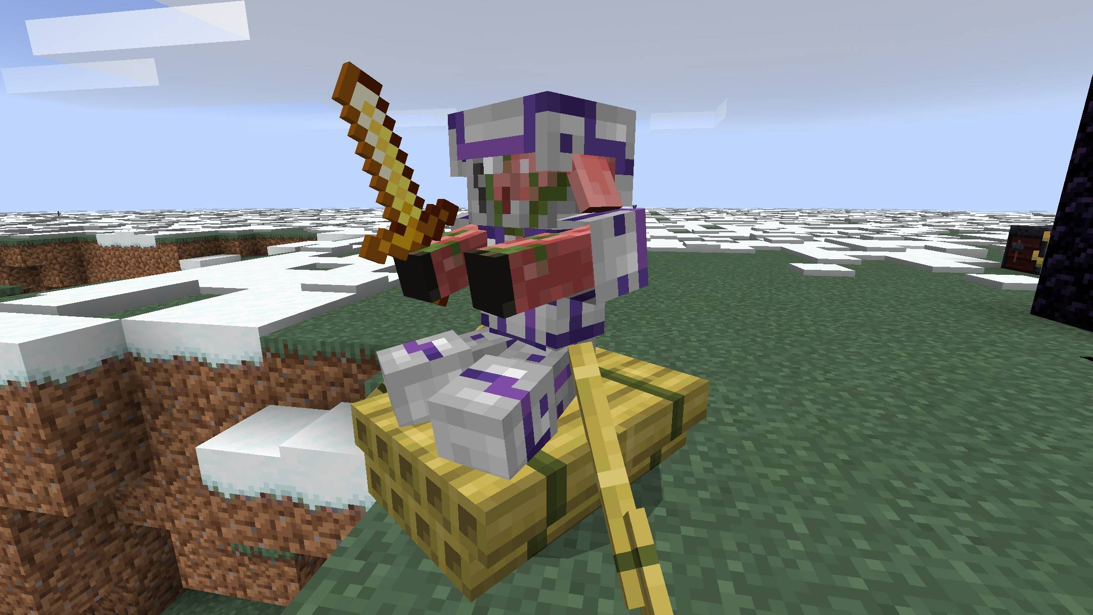 Vanilla Armor Tweaks: Baby Mob Armor Trim Displays thumbnail 4