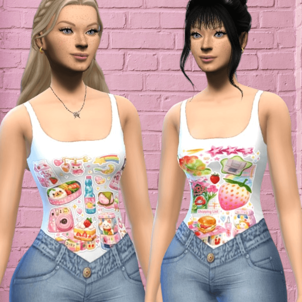Sakura Snack Streetwear â 2âPack Kawaii Tank Tops.png