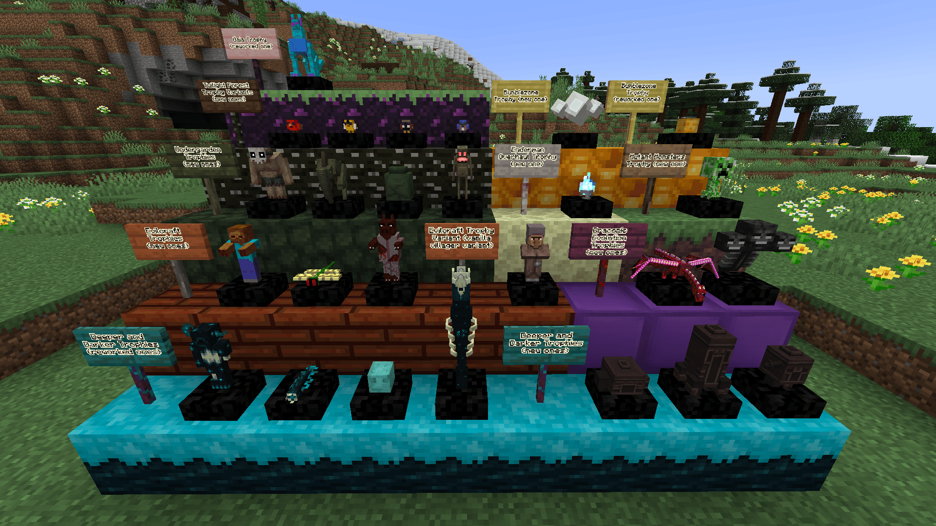 New or reworked trophies from 9 mods