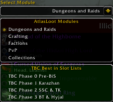 Thumbnail Complete Best-in-Slot item recommendations for every class and spec. Covering Pre-BiS, Karazhan, Magtheridon, Gruul, SSC, TK, Black Temple, Hyjal, Zul'Aman & Sunwell.