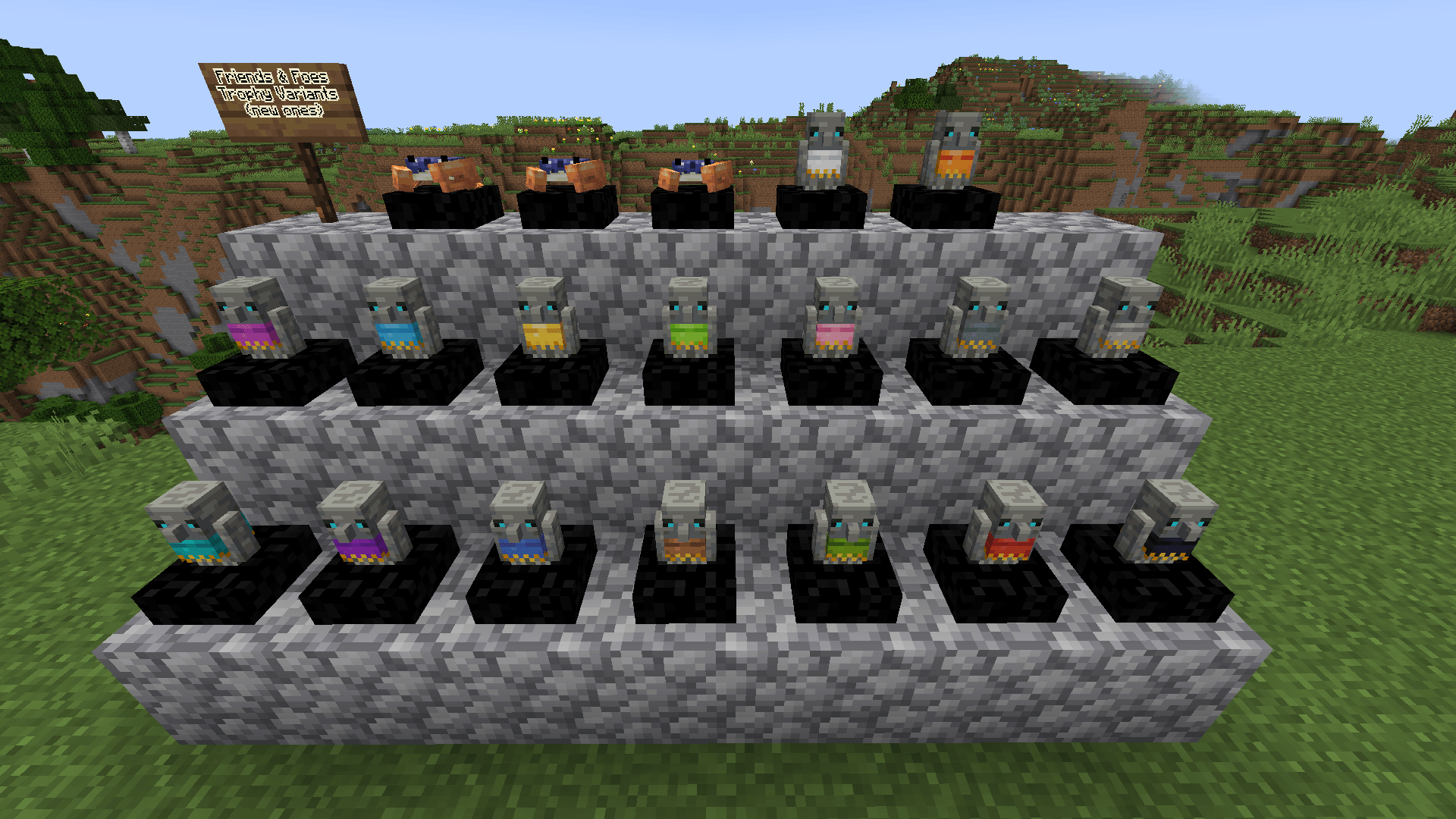 Friends&Foes new trophies (2 mobs) and their variants
