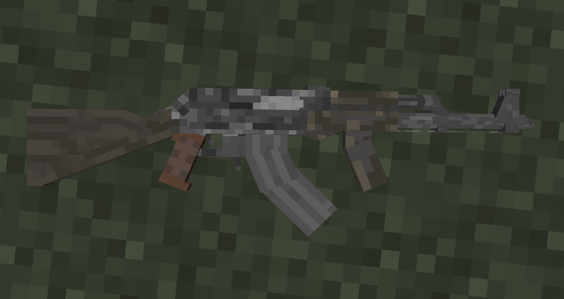 full model. yea i know AKM's didn't have these grips originaly but they when they were used in the 1st and 2st chechen war and more conflicts, one in 15-20 partisans had a romanian grip on it in the chechen wars and also russians used it sometimes