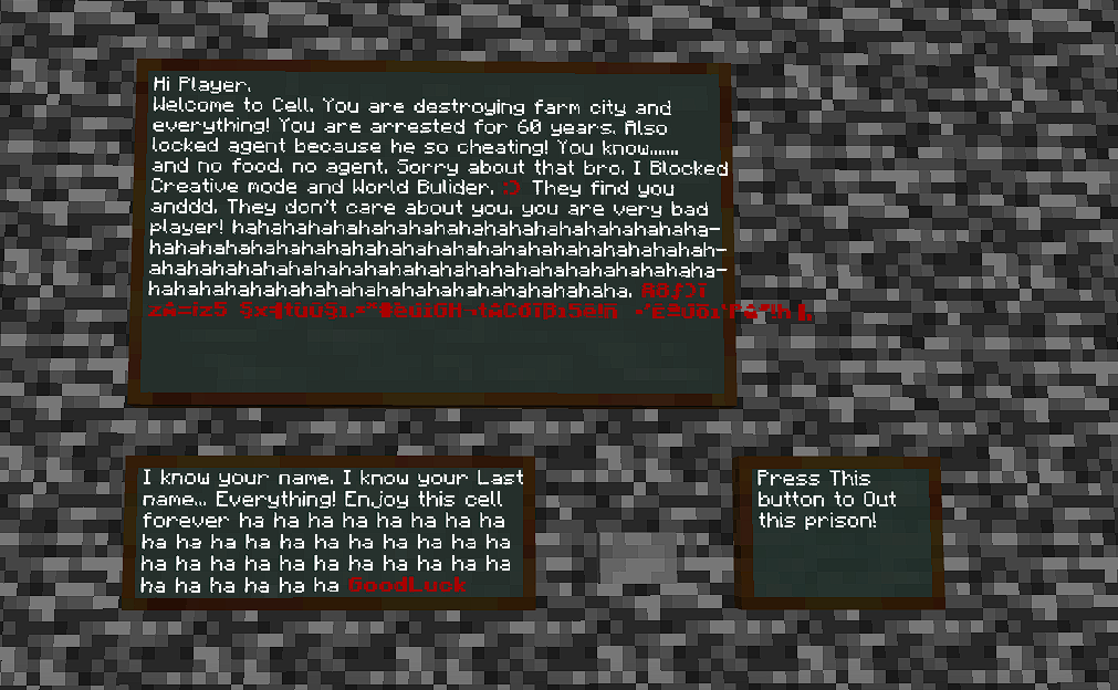 Escape the Bedrock Prison! — screenshot 2