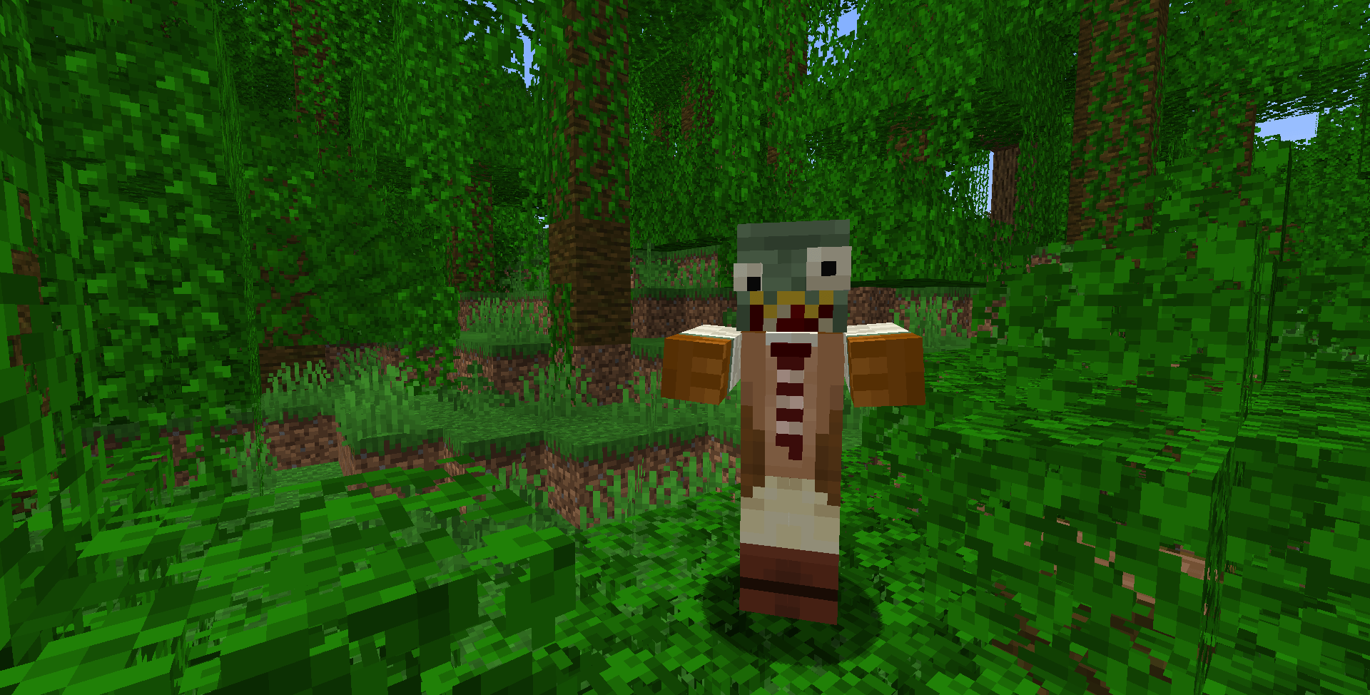 Zombie variant of jungles biomes.