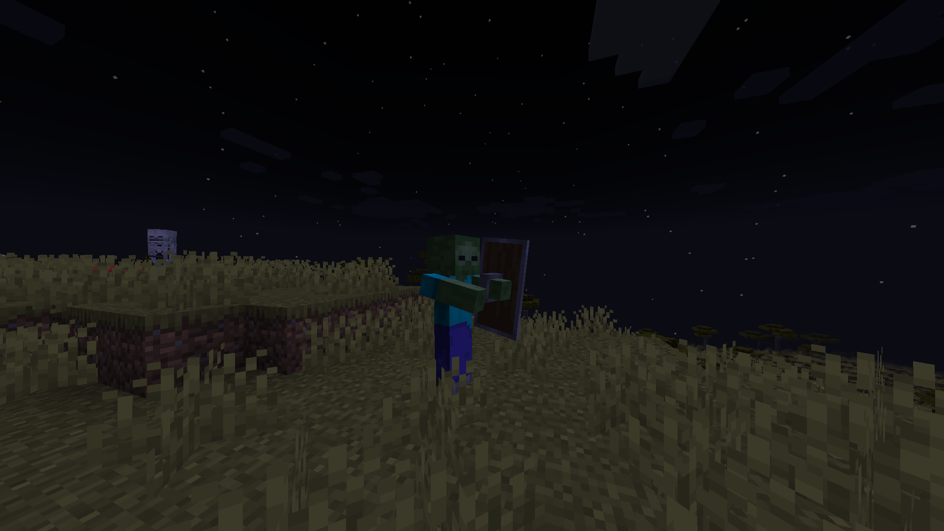 Zombie with a Shield