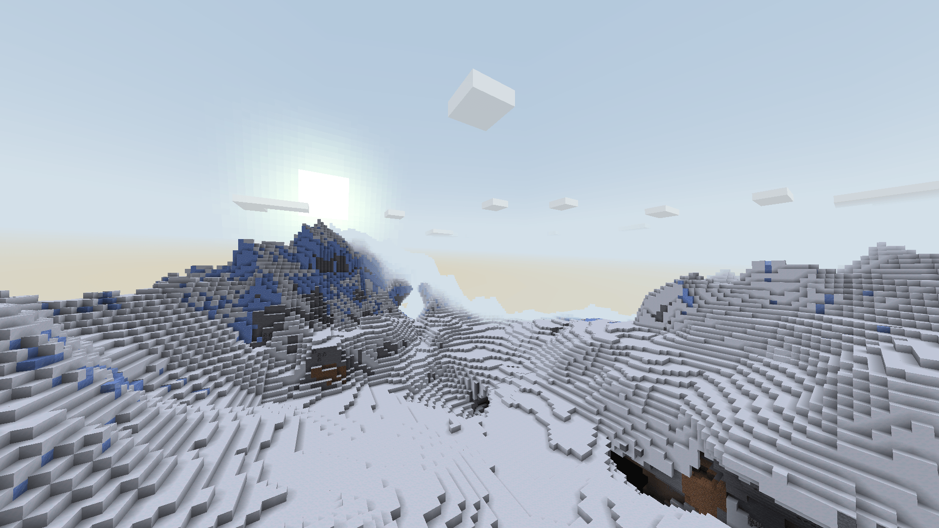 Here is what custom colors in the snowy slopes look like