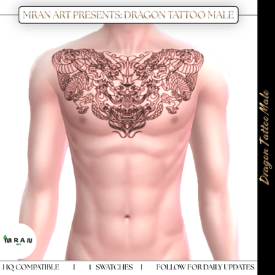 Dragon Tattoo Male