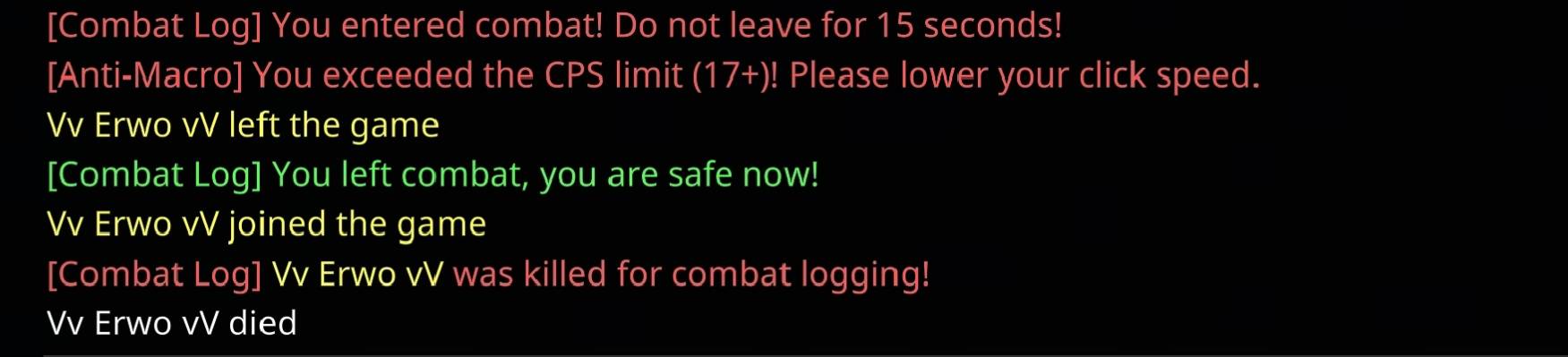 CPS Counter & Combat Log — screenshot 2