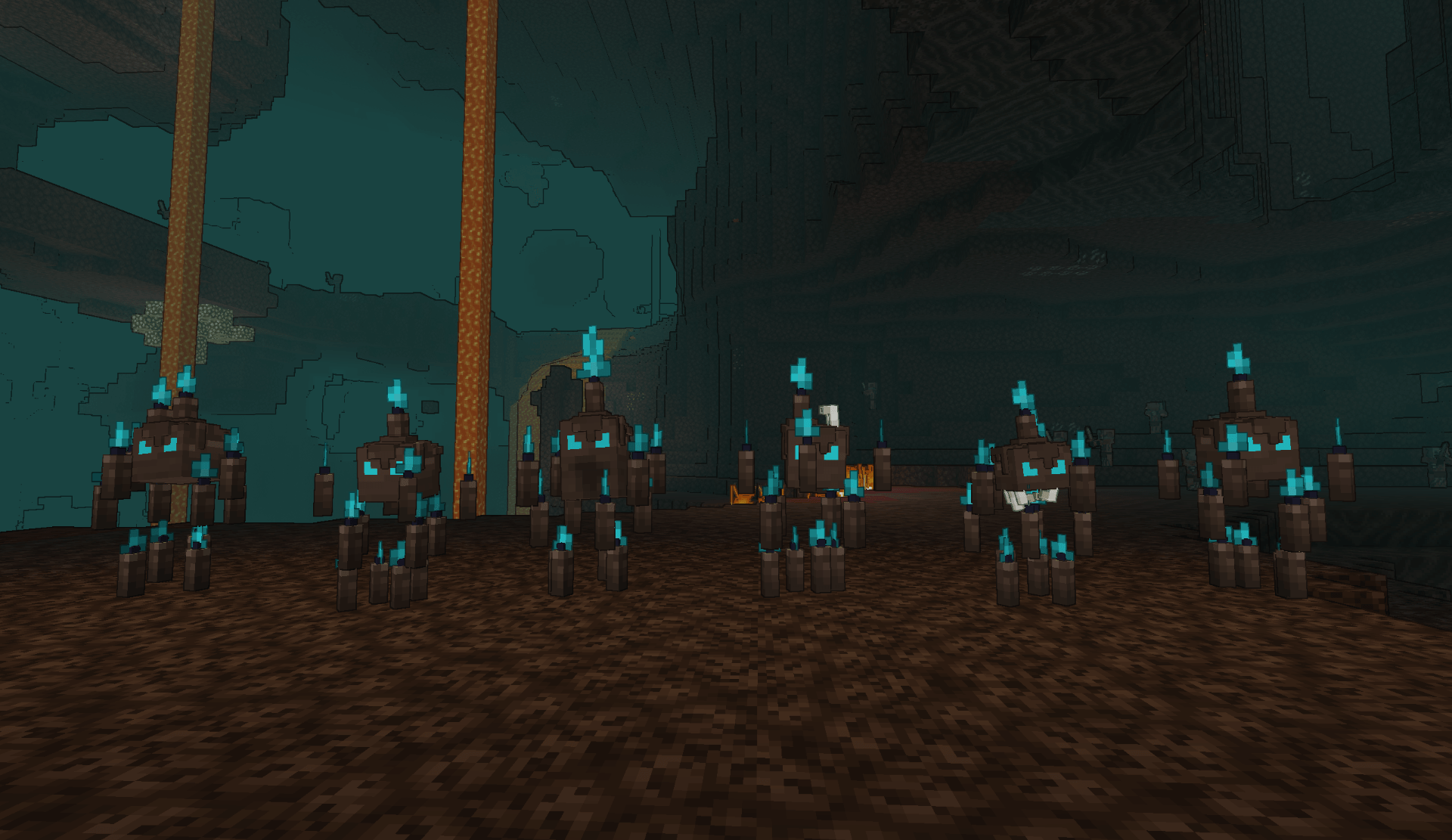 All 6 variants in the Soul Sand Valley biome