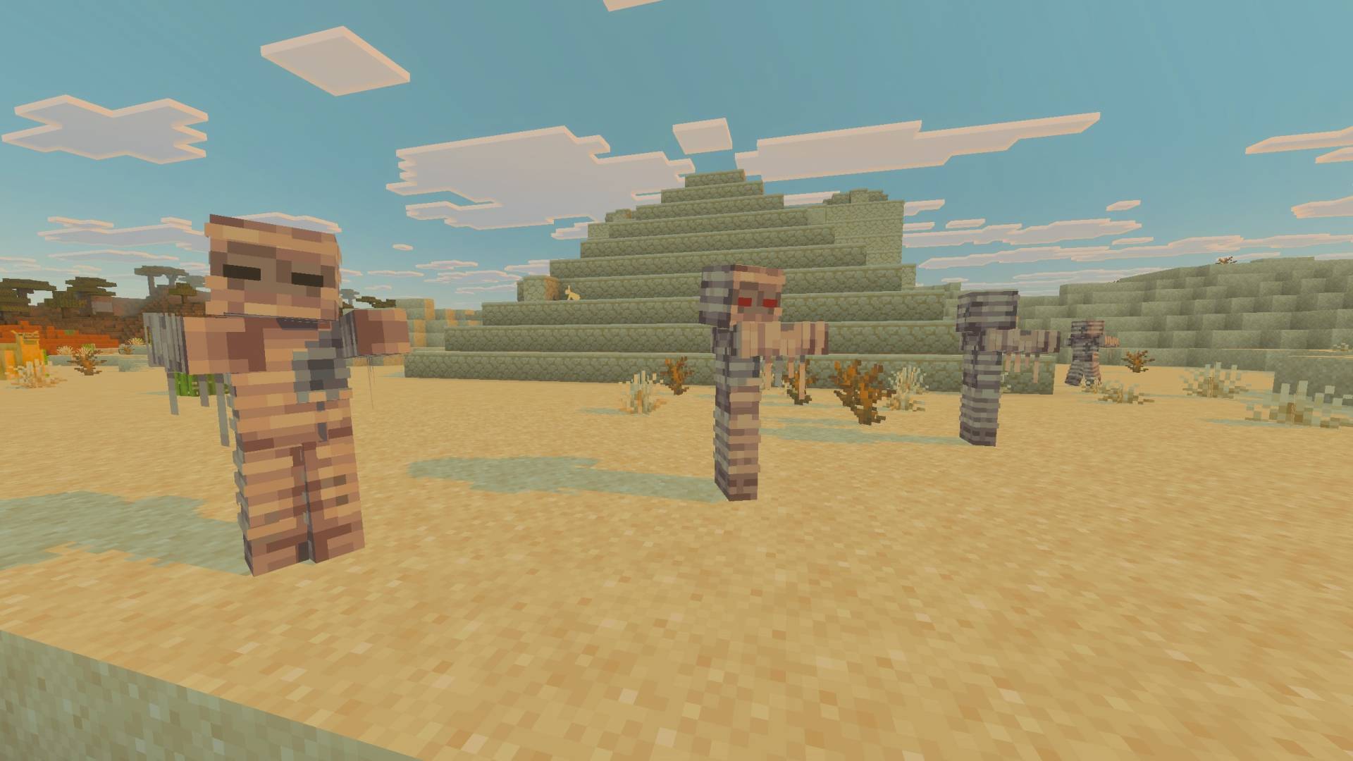 Mummies in the desert