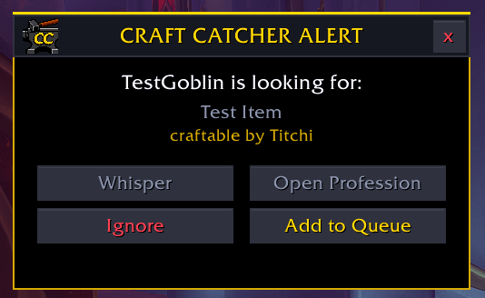 Your alert