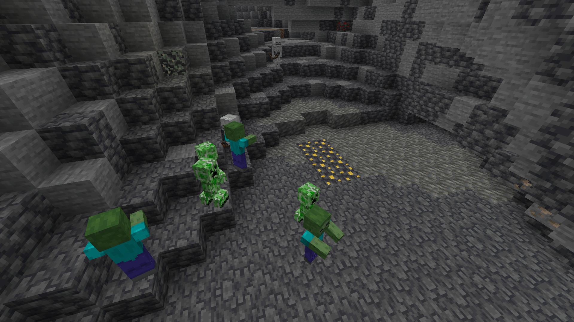 The mobs really wanna get that cheese