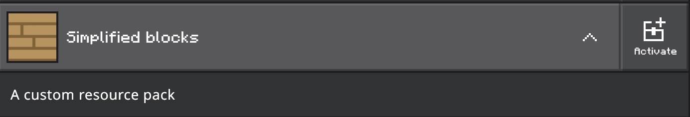 Blocks simplified screenshot active