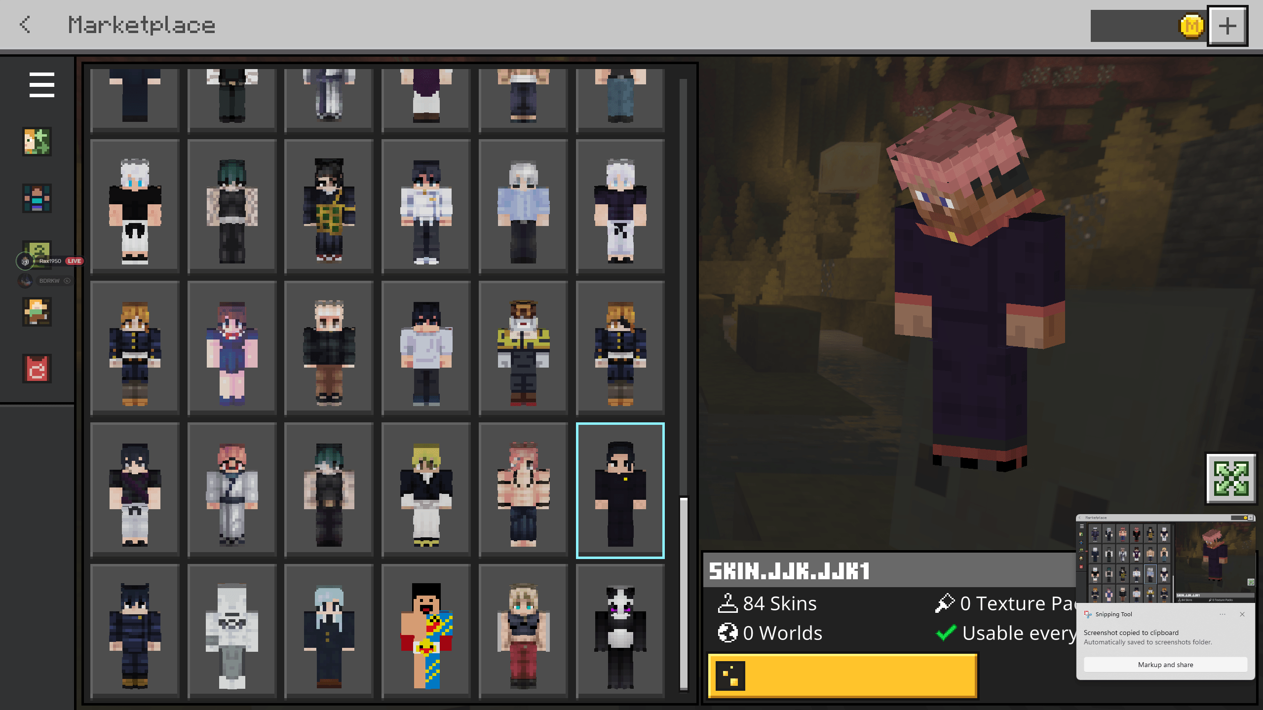 Jujutsu Kaisen Skins (JJK) — screenshot 3