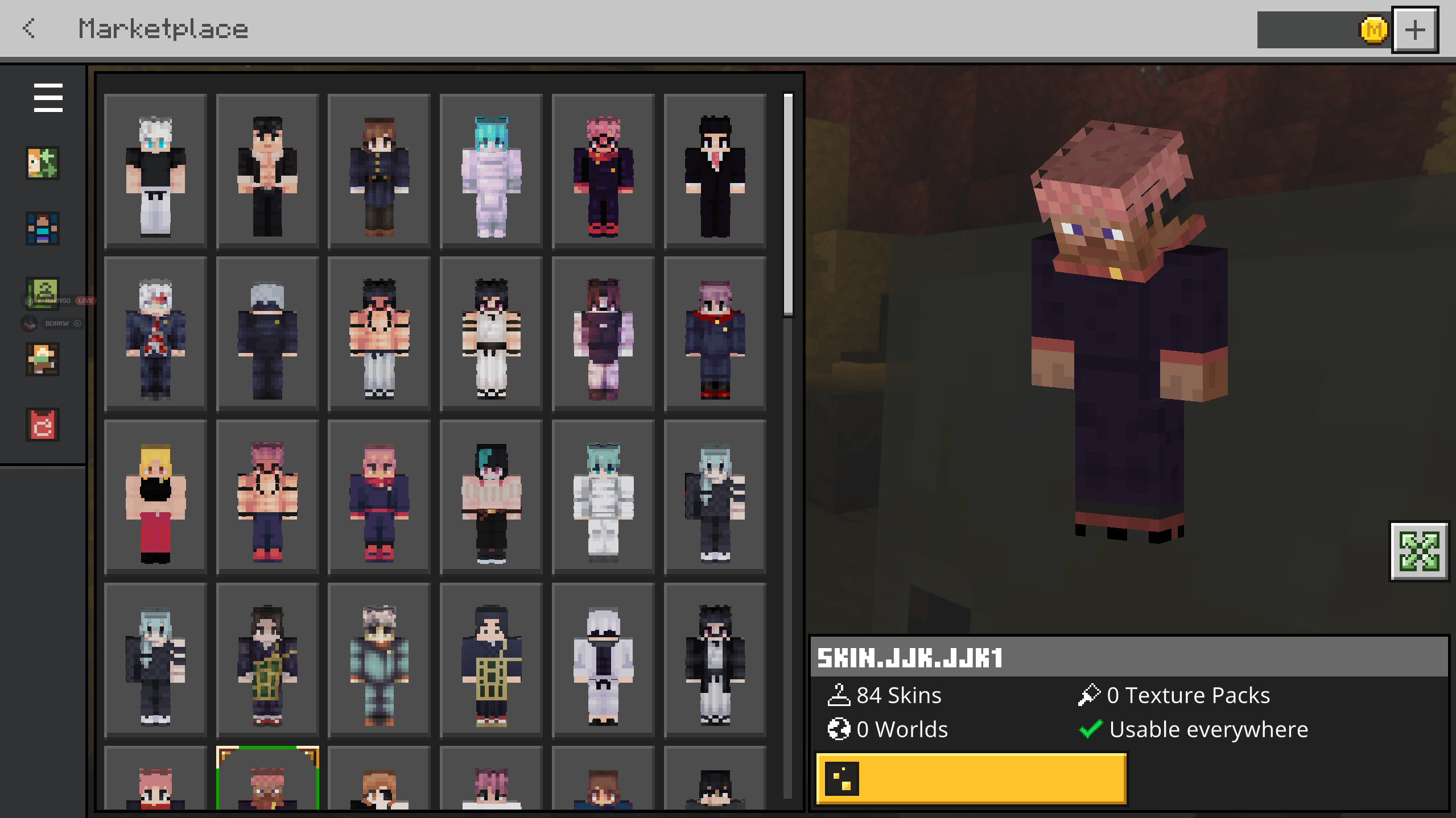Jujutsu Kaisen Skins (JJK) — screenshot 4
