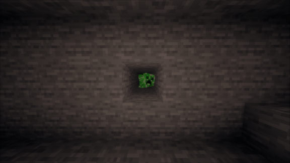 The creeper is crawling