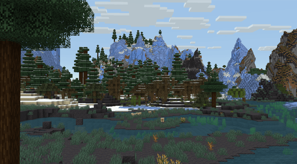 CliffTree and Terralith biomes together.