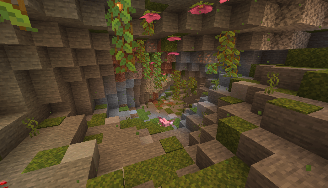 Thumbnail Lush caves undergrouns.