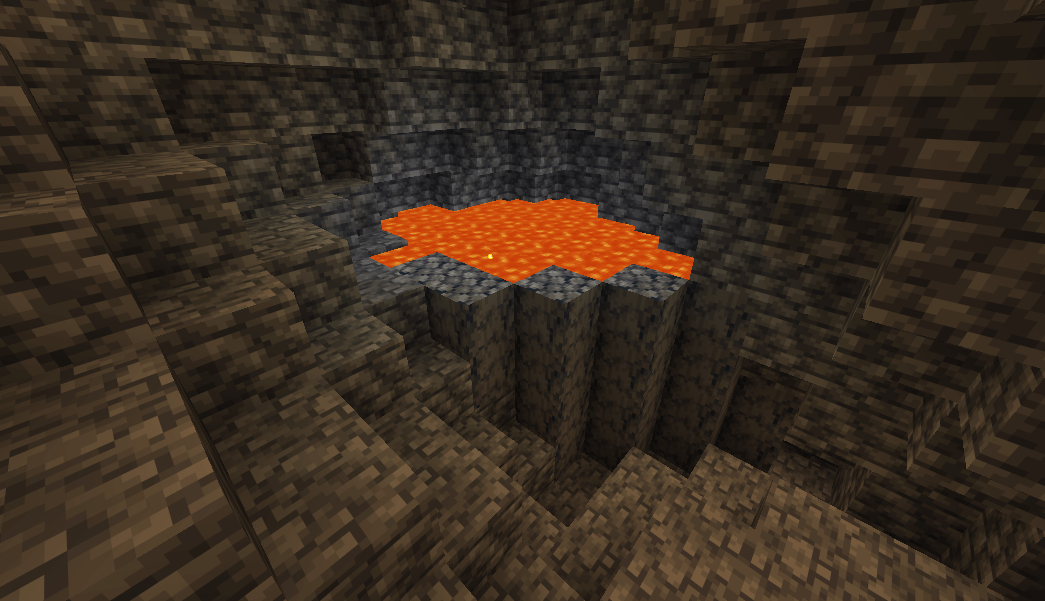 Thumbnail Lava pools in the caves.